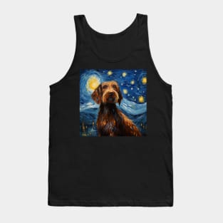 German Wirehaired Pointer Night Tank Top